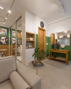 Parede bicolor