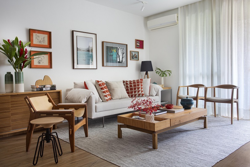 móveis de design assinado na sala