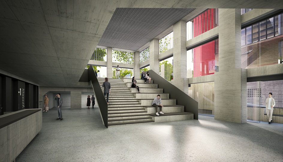 Primeiro subsolo do novo MASP
