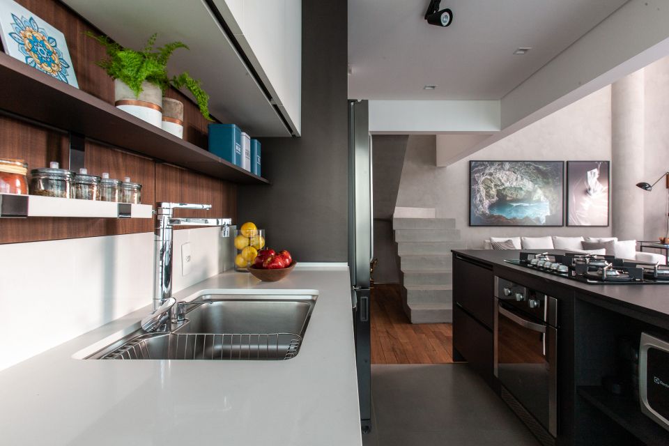 cozinha do apartamento