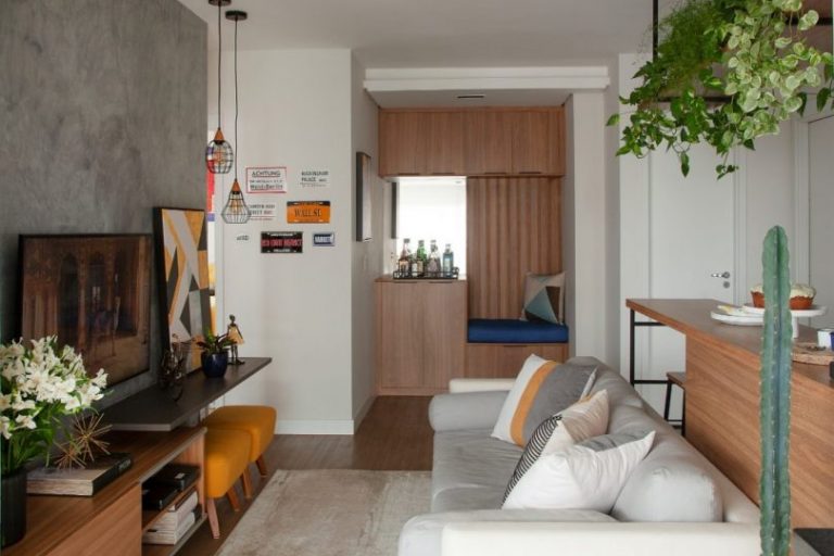 Living moderno e integrado