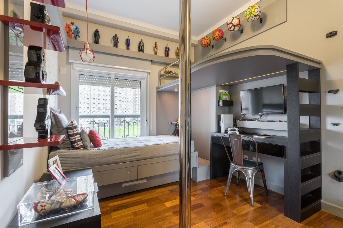 Quarto do menino colecionador