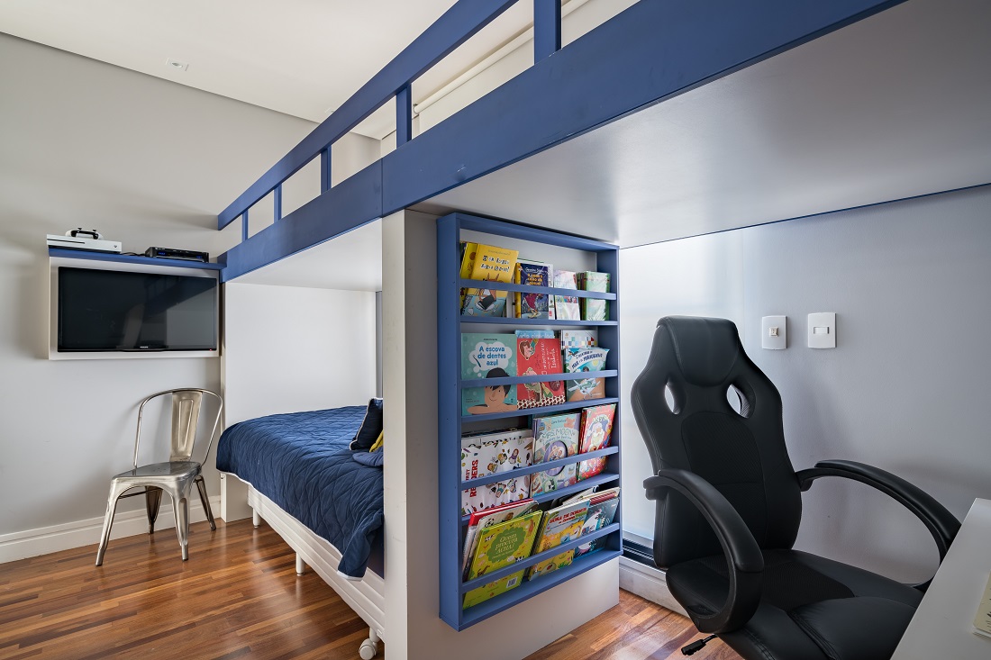 Quarto infantil com cadeira gamer