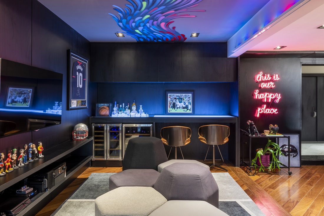 sala de bar e jogos