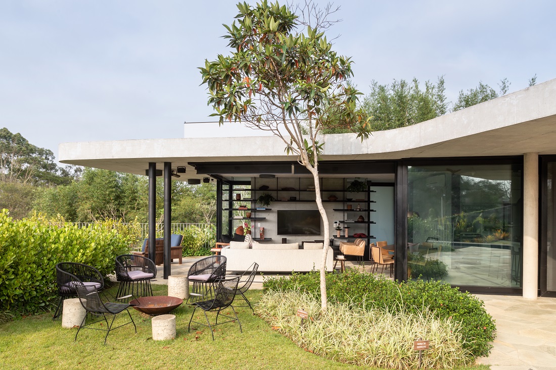 casa com arquitetura moderna