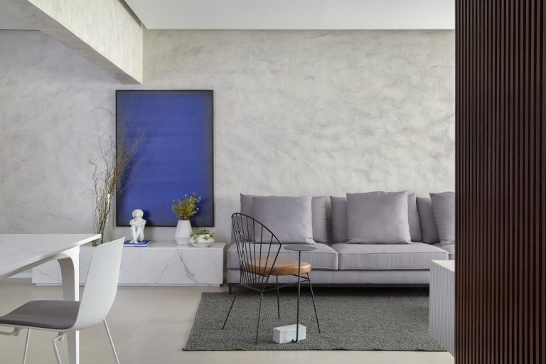 sala de estar integrada