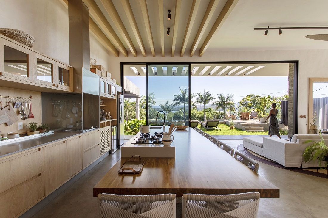 vista da casa de veraneio