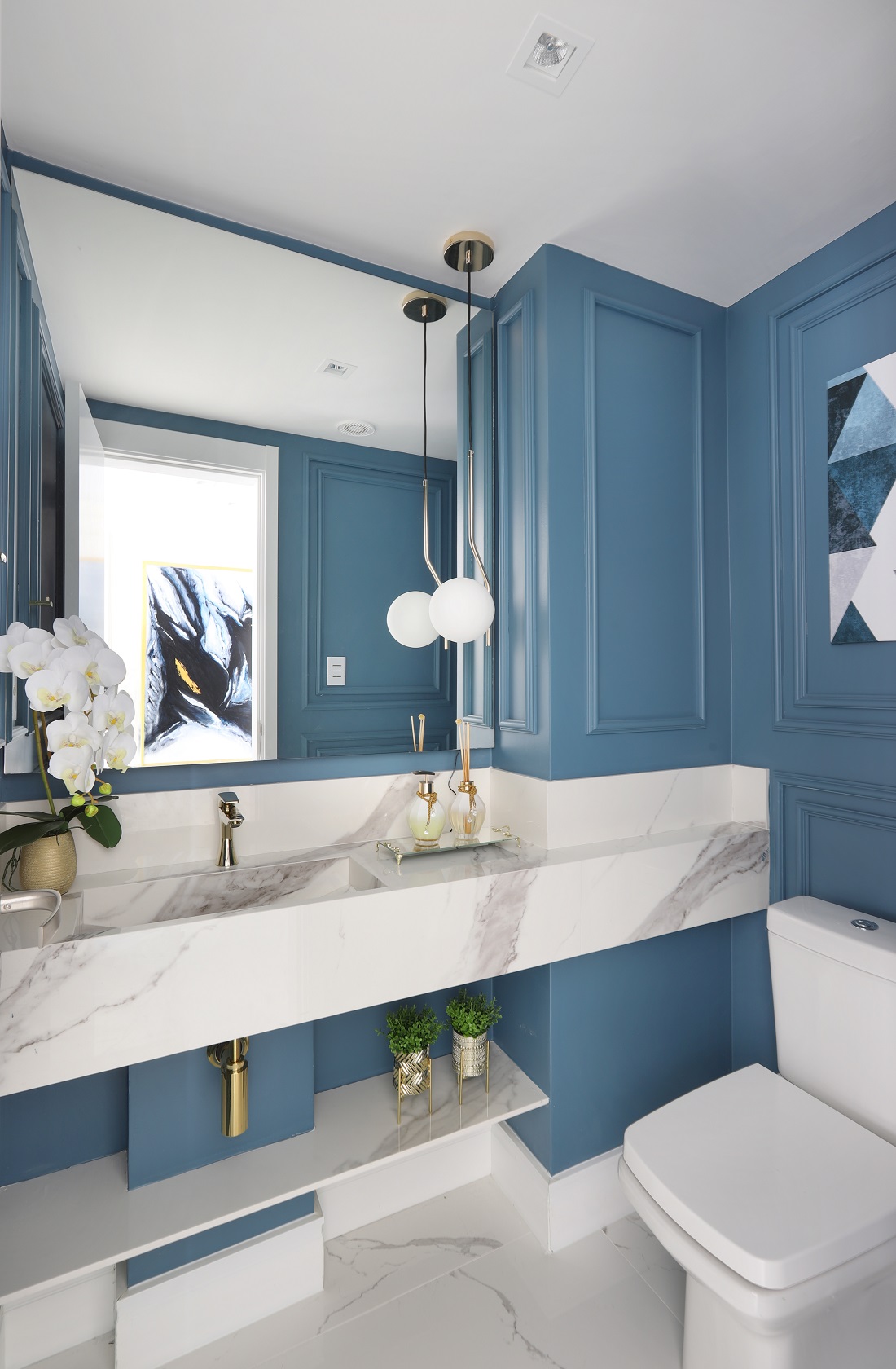 lavabo com boiserie