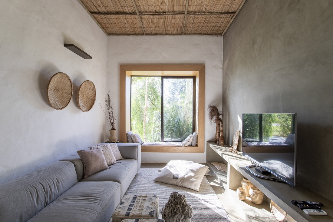 sala de tv da casa de campo