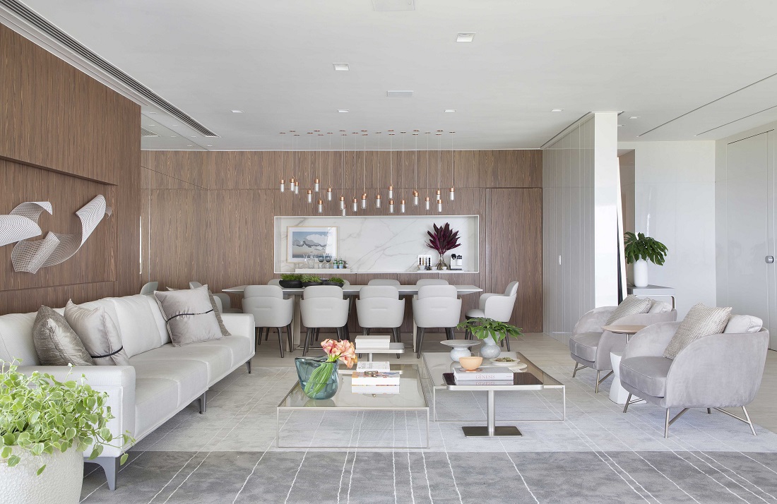decor com tons neutros e muita madeira