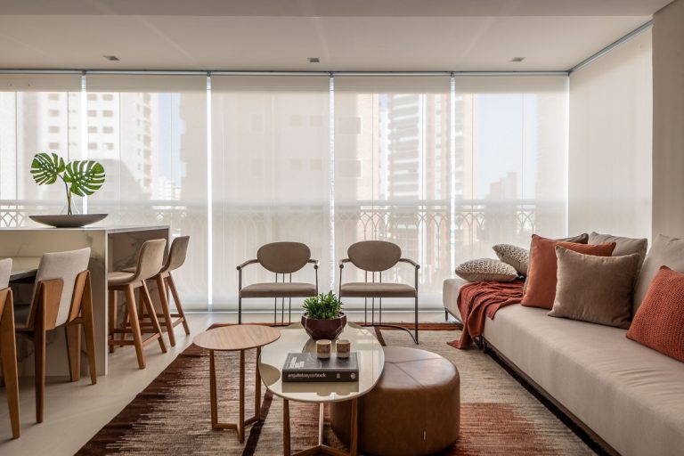 tons neutros e atmosfera acolhedora