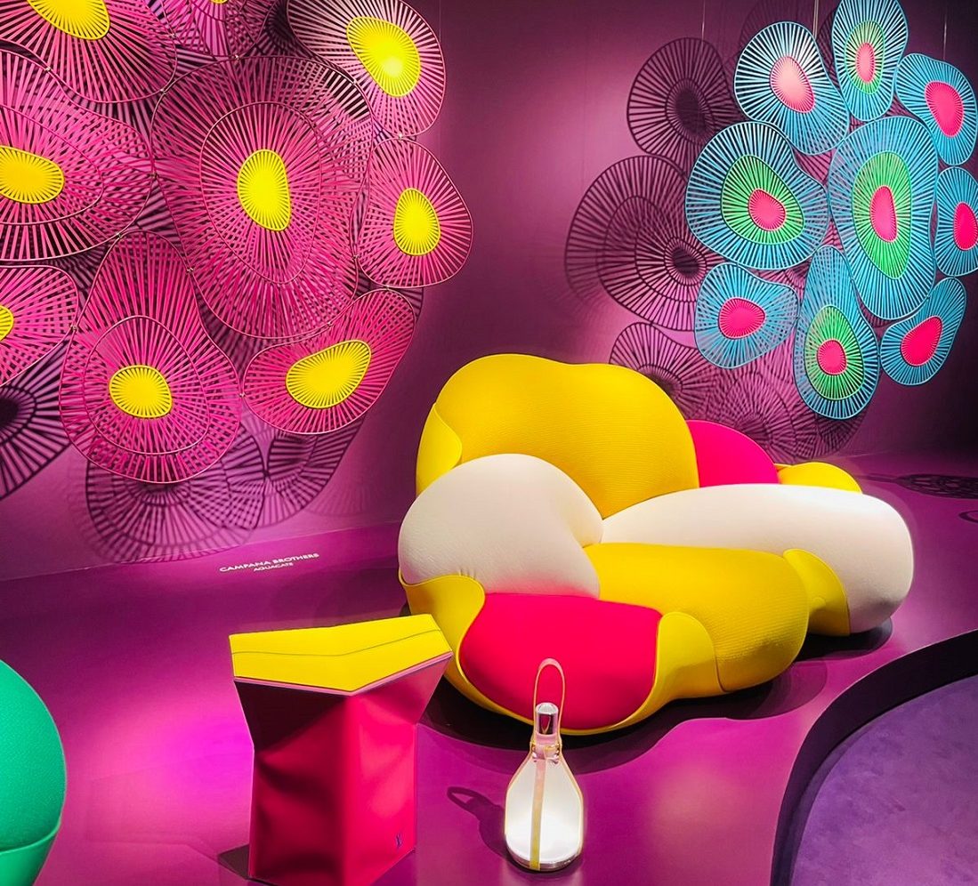 Louis Vuitton encanta com cores e mobiliário assinado no Fuorisalone