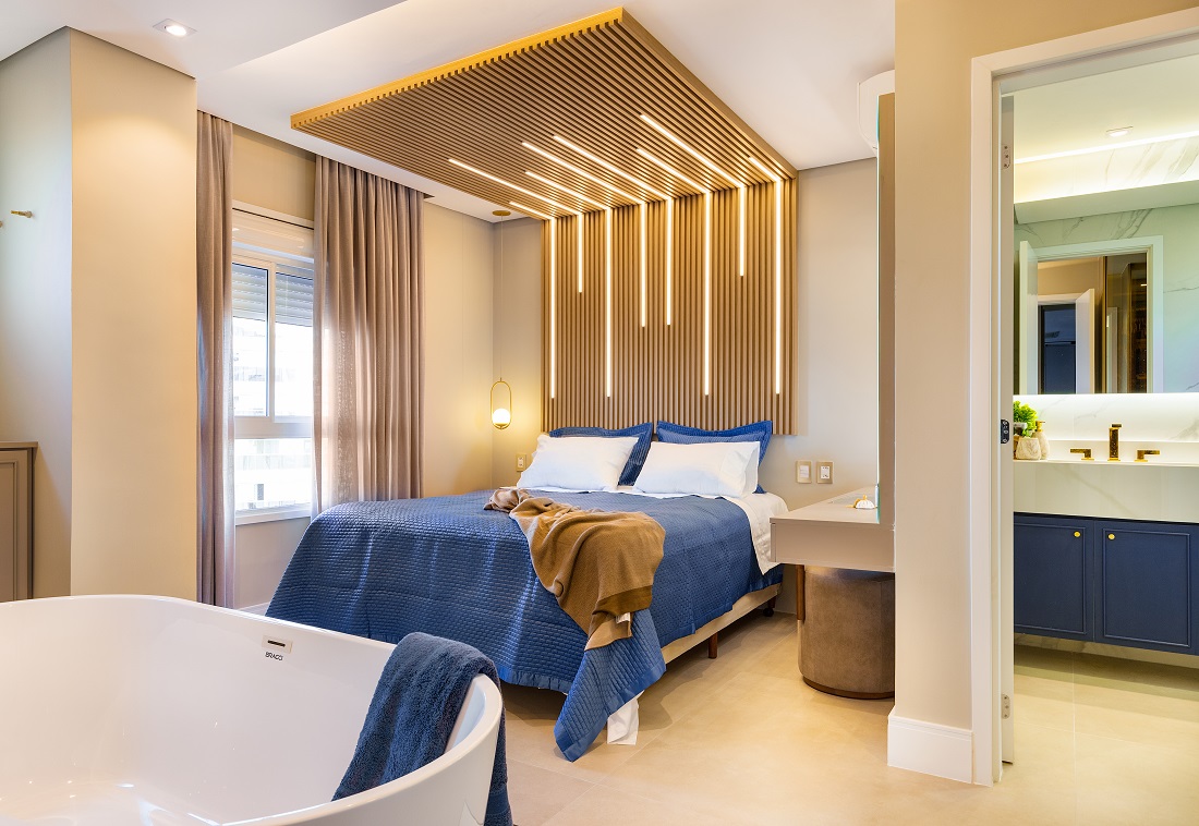 quarto com banheira