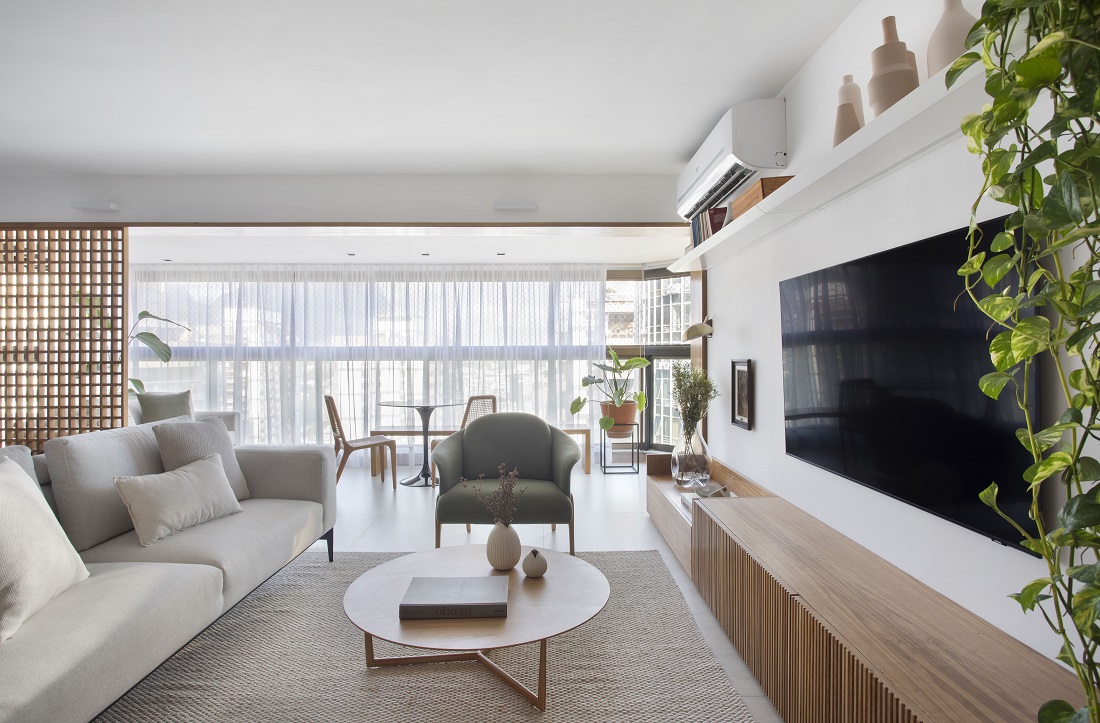 apartamento em tons neutros
