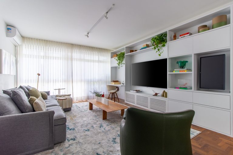 décor do apartamento alugado