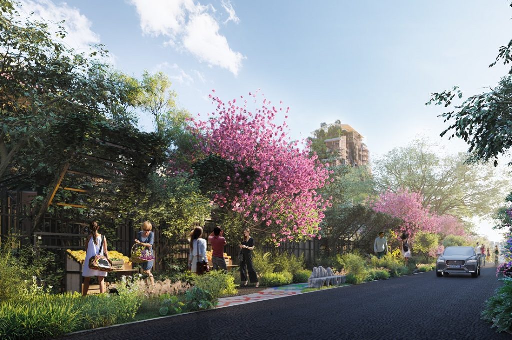 boulevard de convivência com 400 árvores