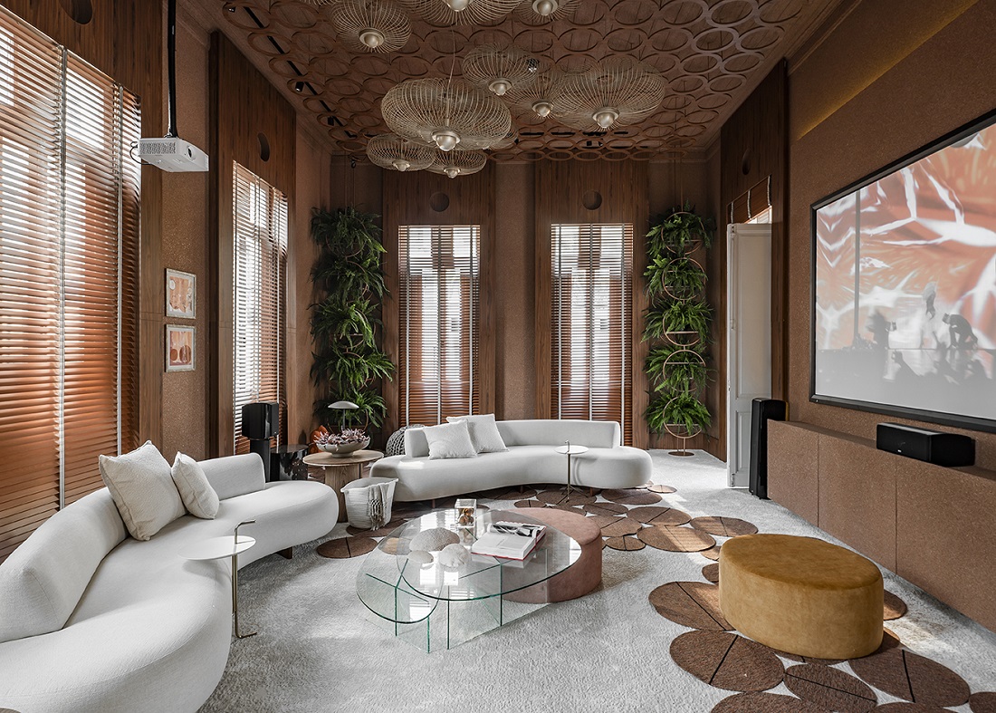 cores sóbrias no home theater