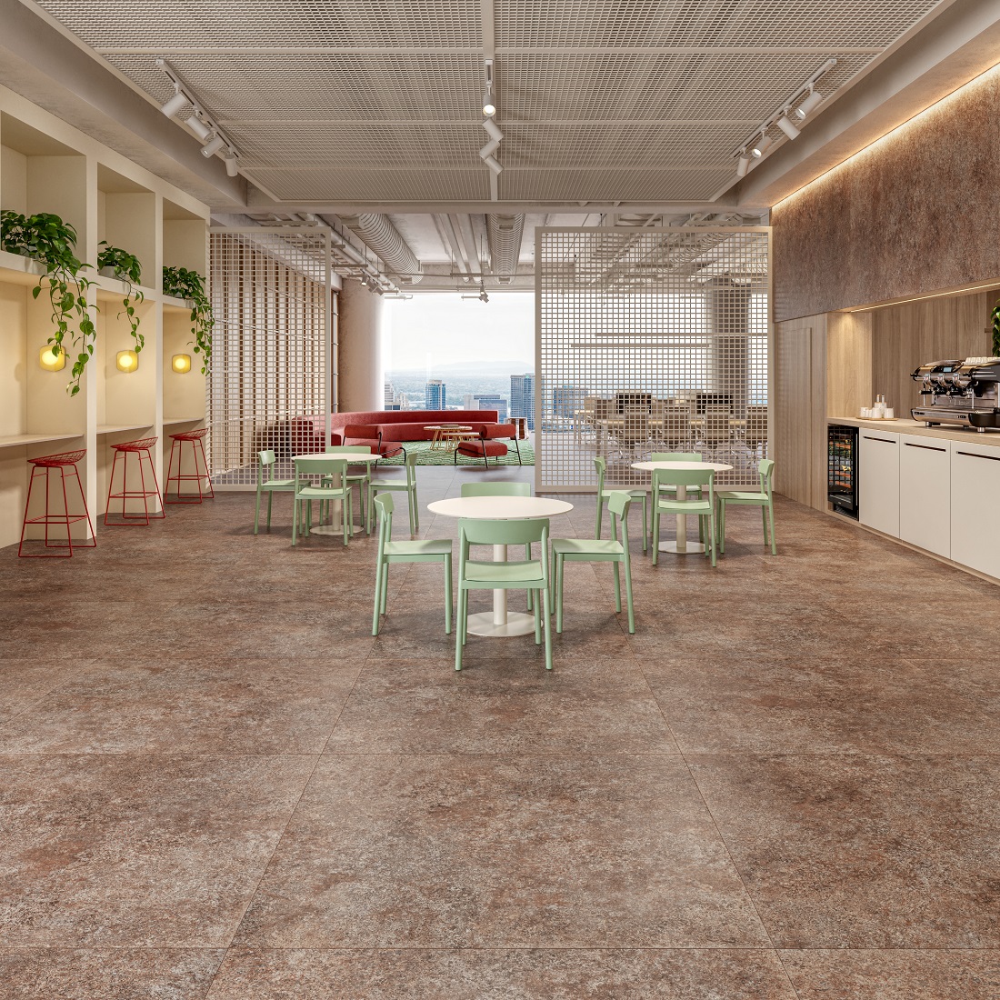 Porcelanato Savana da Roca Ceramica na Revestir