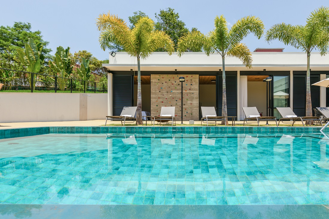 casa com piscina
