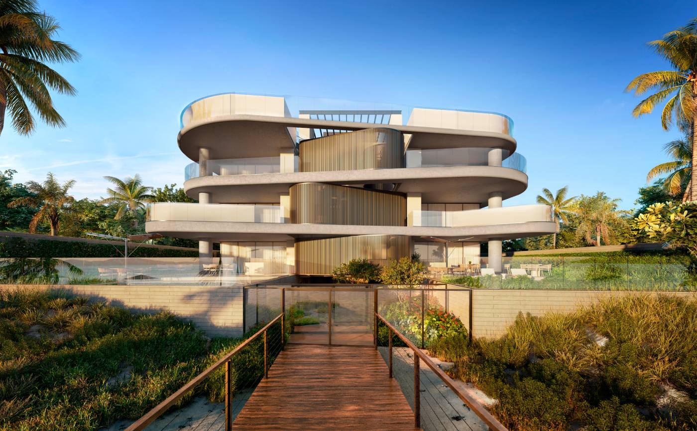 Arquitetura orgânica leva biofilia à fachada de edifício na Praia do ...
