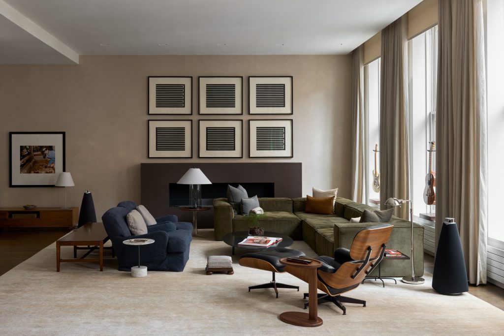 Apartamento de 350 m² em TriBeCa, Nova York. Projeto de interiores do escritório Ministry of Design | Foto: Magnus Marding/Divulgação